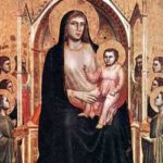 Giotto: Madonna in Trono con Bambino, Angeli e Santi ジョット作「マエスタ」 1306-1310年頃、第2室