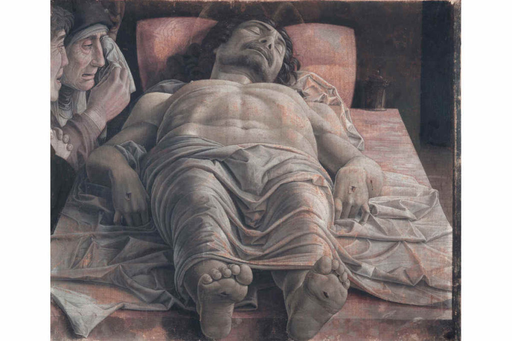 Milano Pinacoteca di Brera Cristo morto