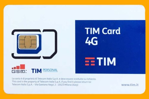 TIM SIM CARD 4G