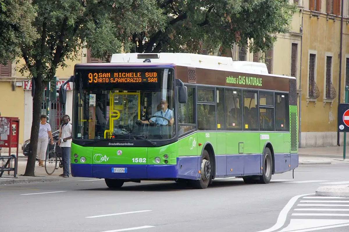 ベローナPorta Nuova駅から市バス