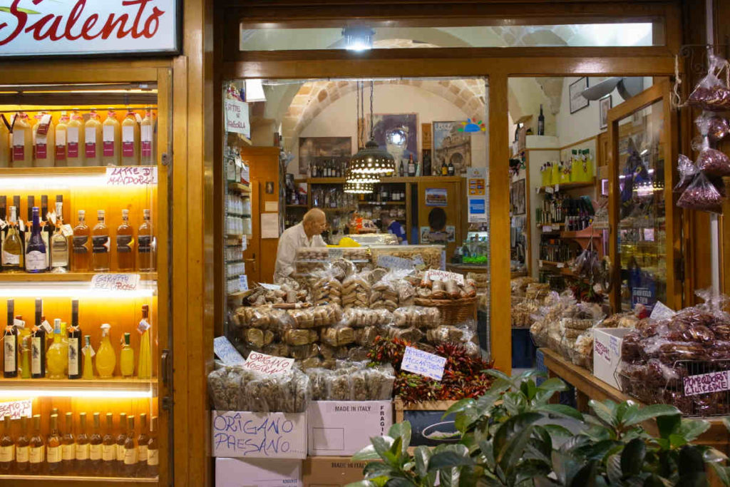 Lecce sweet shop