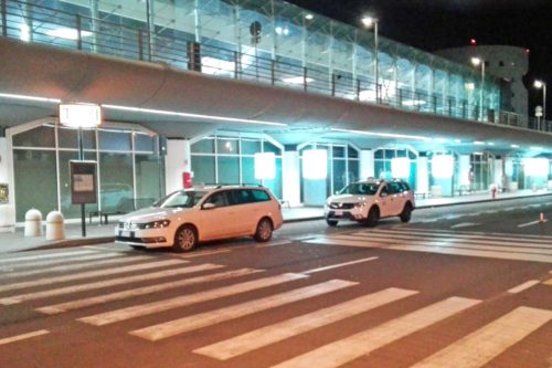 カターニア空港のタクシー