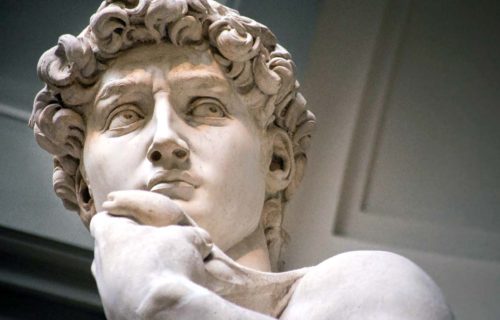 フィレンツェ・アカデミア美術館 ミケランジェロ作「ダヴィデ像」