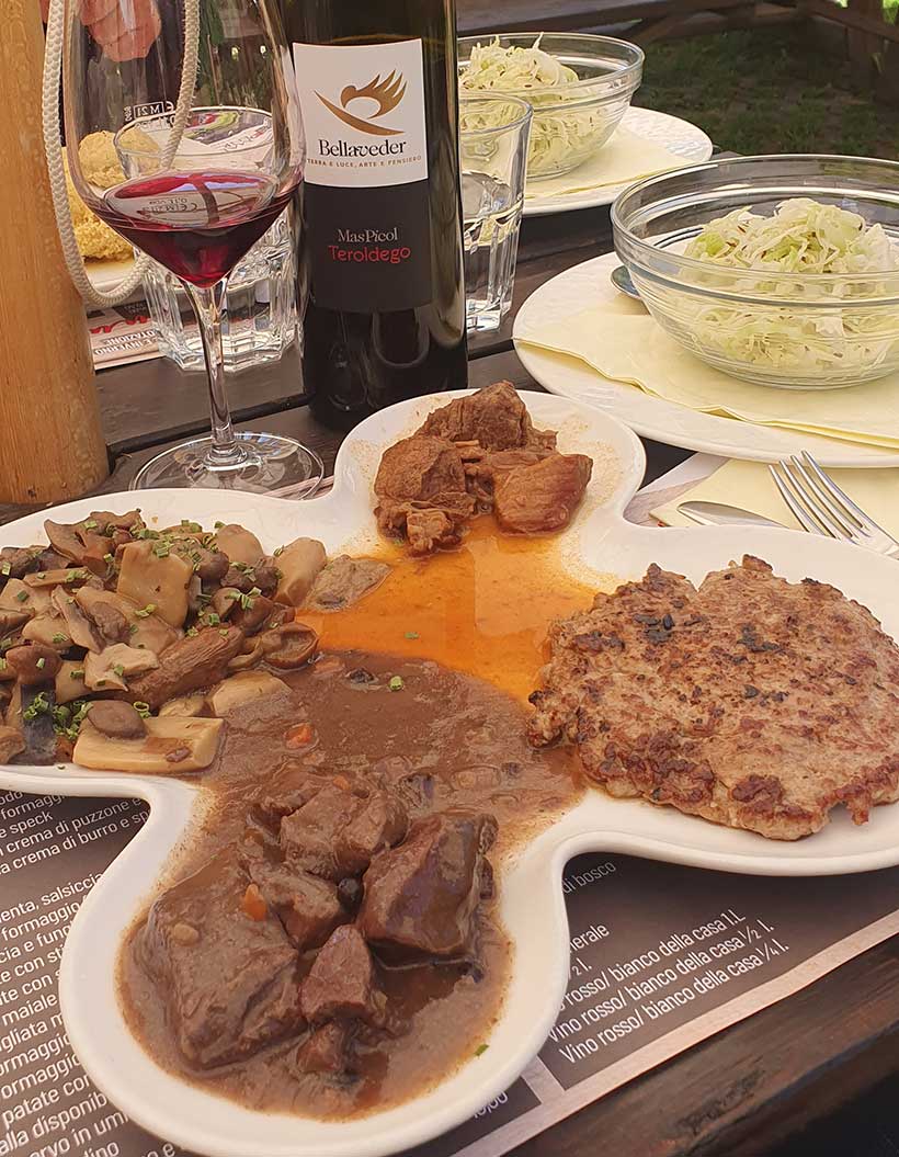 Cucina tirolese in Dlomite